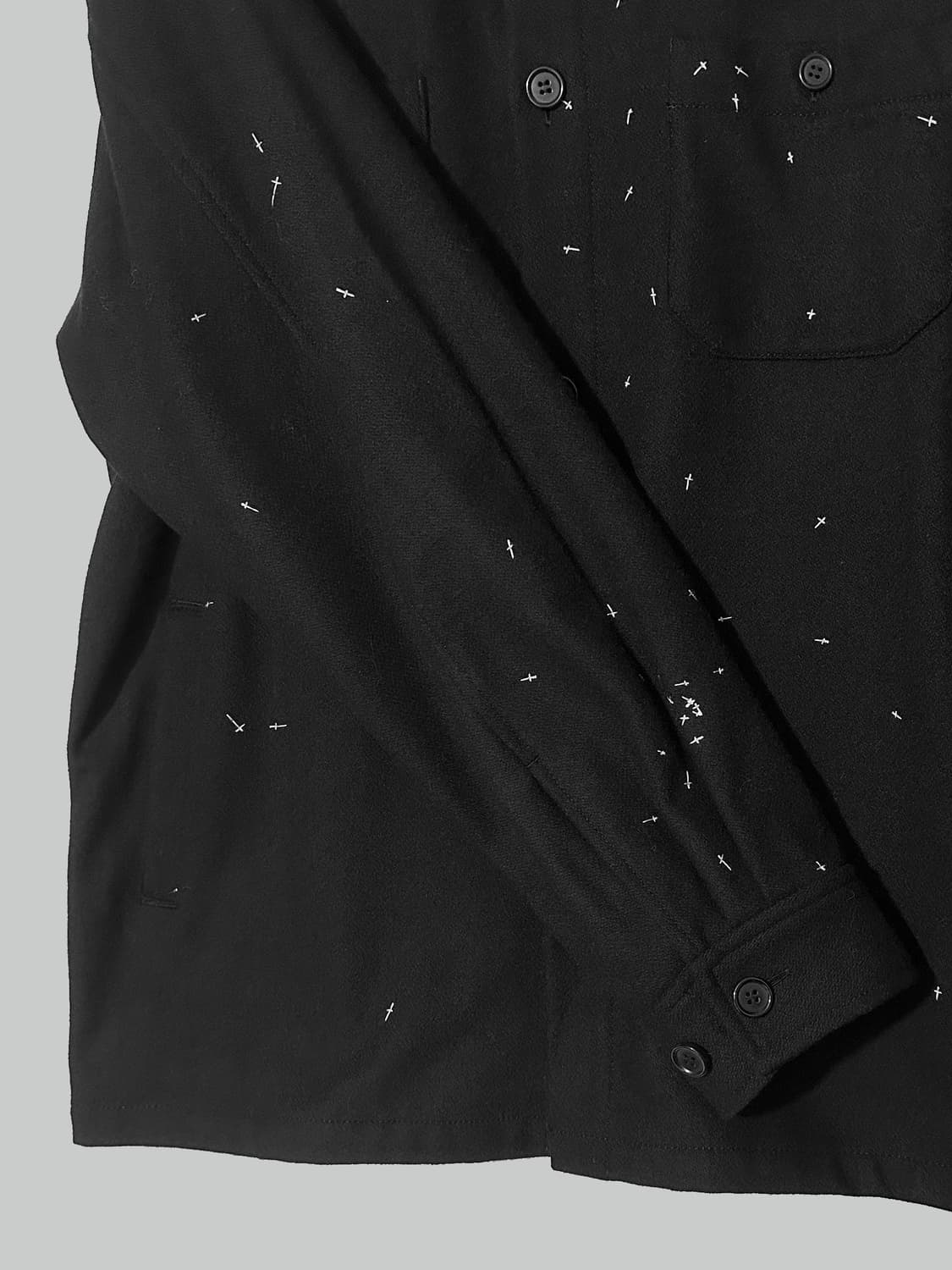 언더커버 24aw 크로스 스티치 울 자켓 상품이미지5