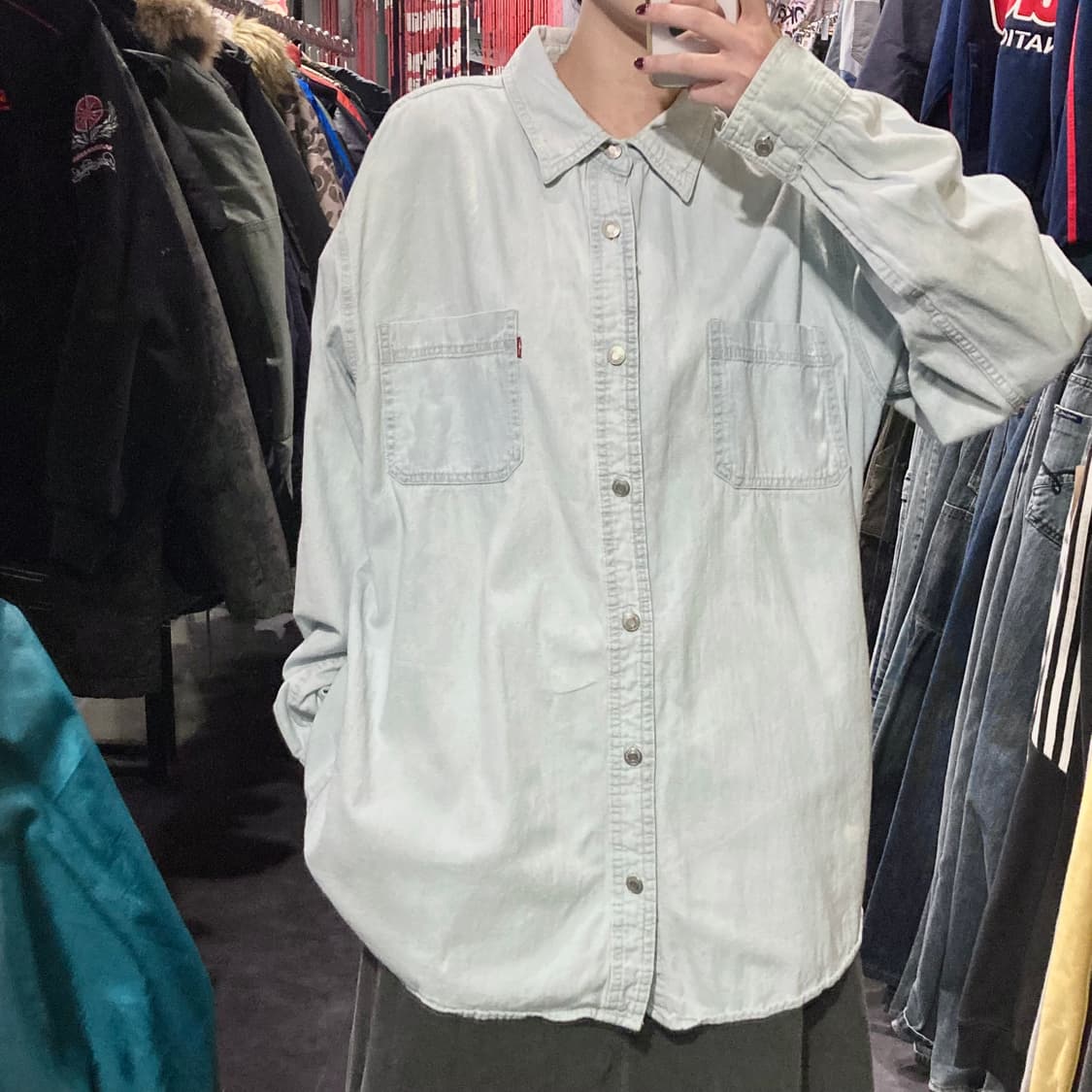 [IM] 리바이스 연청 데님 셔츠 상품이미지4