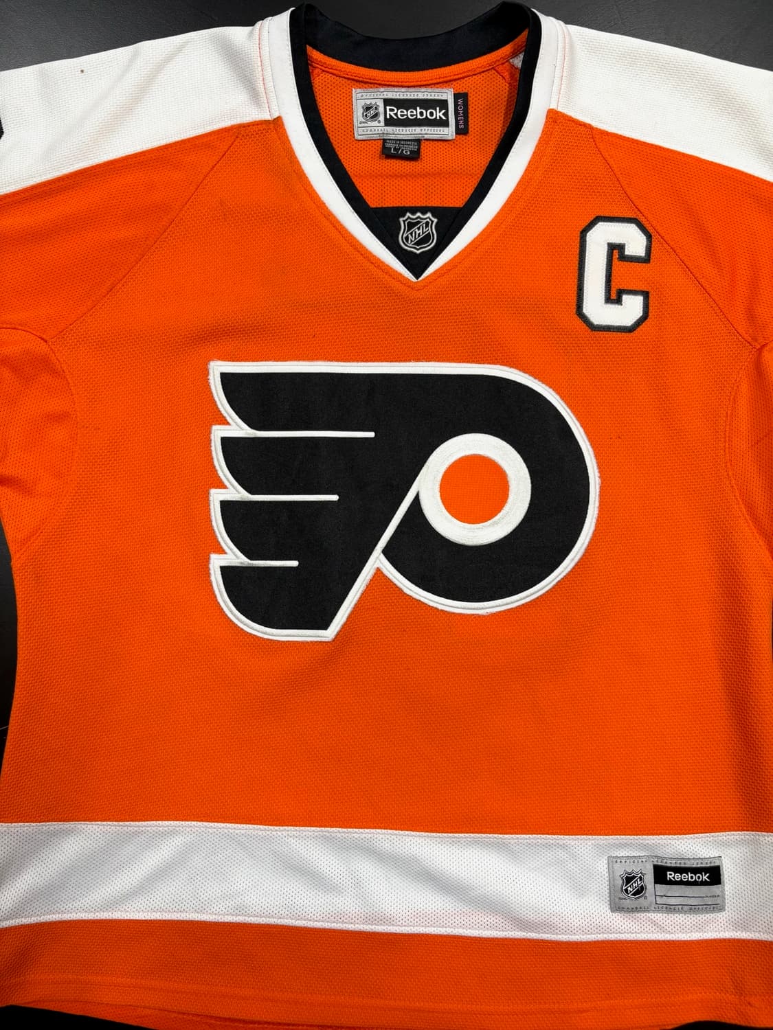 리복 필라델피아 플라이어스 오렌지 하키 저지 상품이미지3