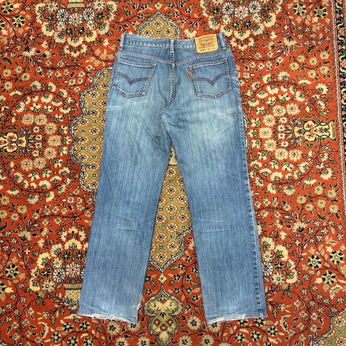 [30] 리바이스 오렌지탭 빈티지 206 워싱 데님 팬츠 상품이미지2