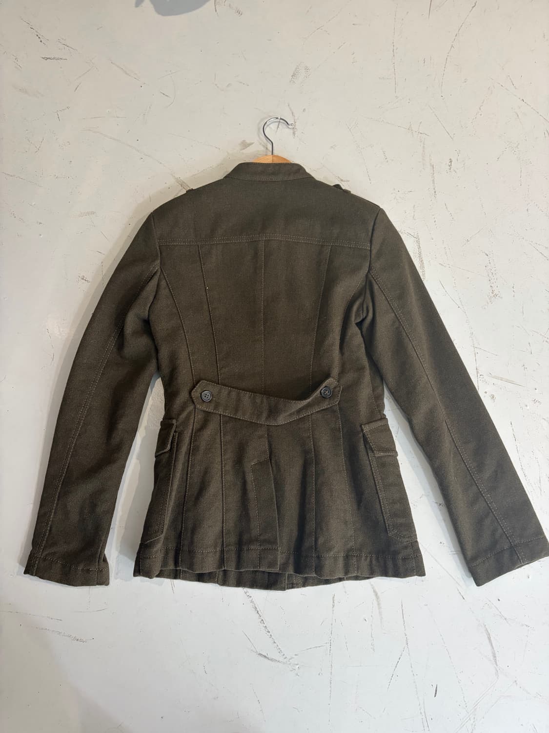 Sisley 스탠드카라 밀리터리 자켓 상품이미지8