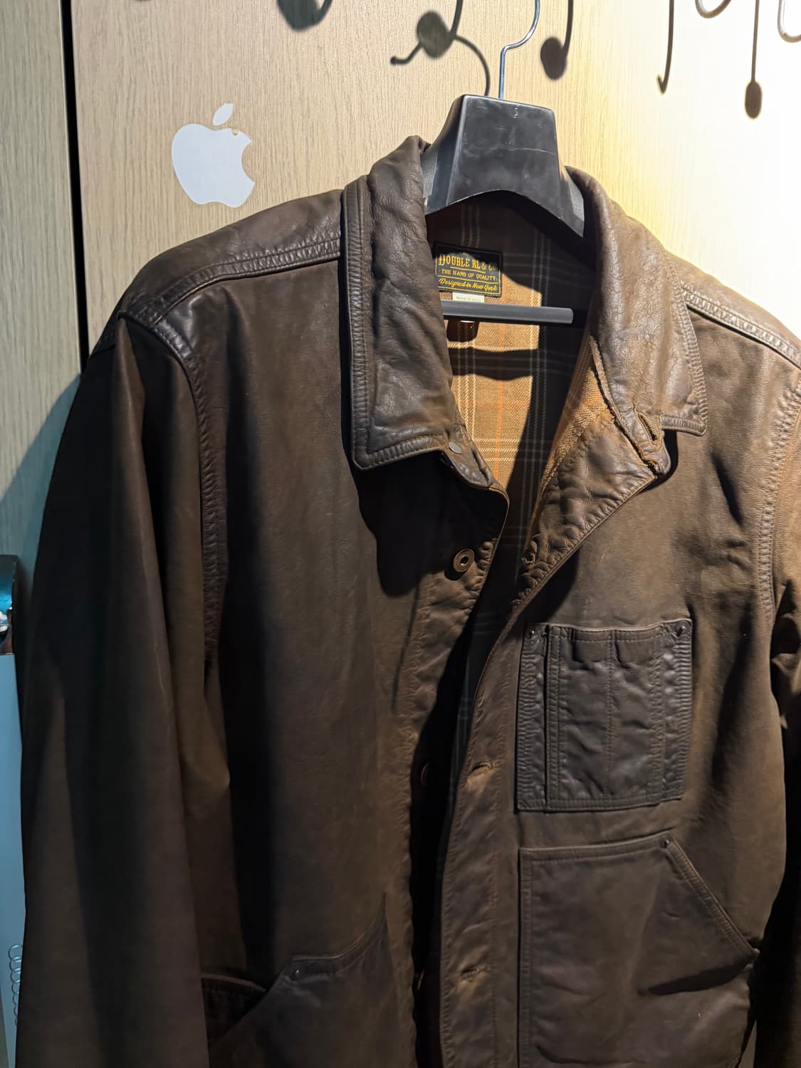 더블알엘 오일레더 트러커 자켓 상품이미지4