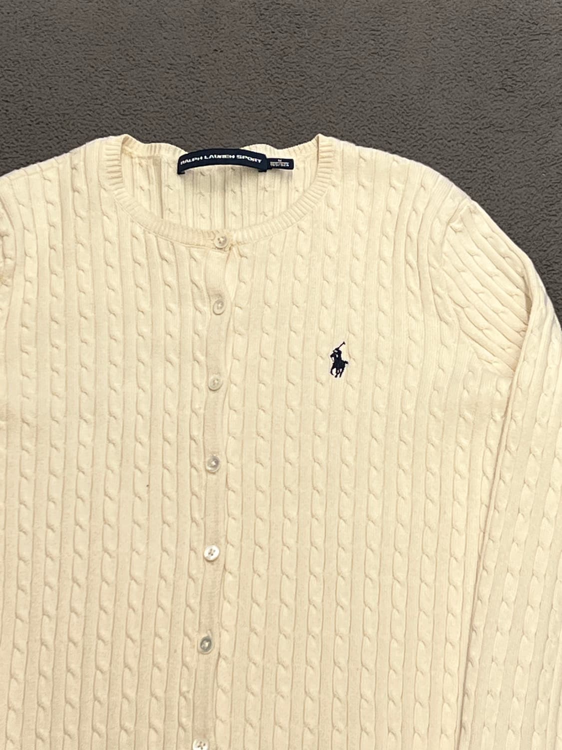 폴로 랄프로렌 꽈배기 가디건 처분  상품이미지2