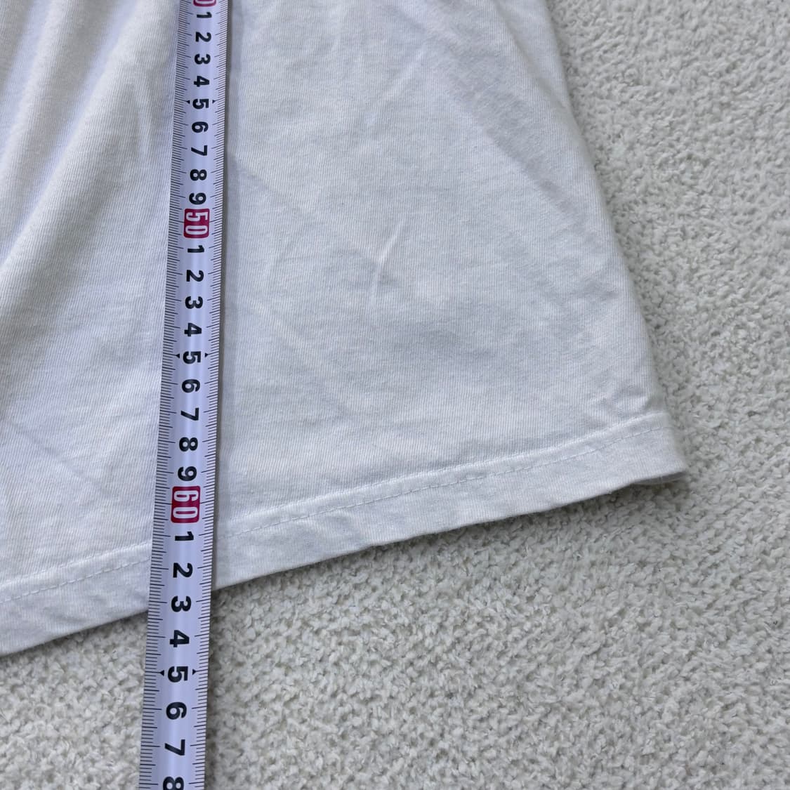 실측확인 빈티지 스몰로고 반팔 티셔츠 0305E 상품이미지4