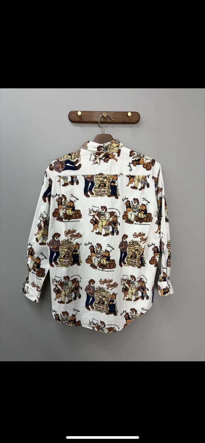 캡틴산타 패턴 코듀로이 버튼다운 셔츠 H1408 상품이미지4