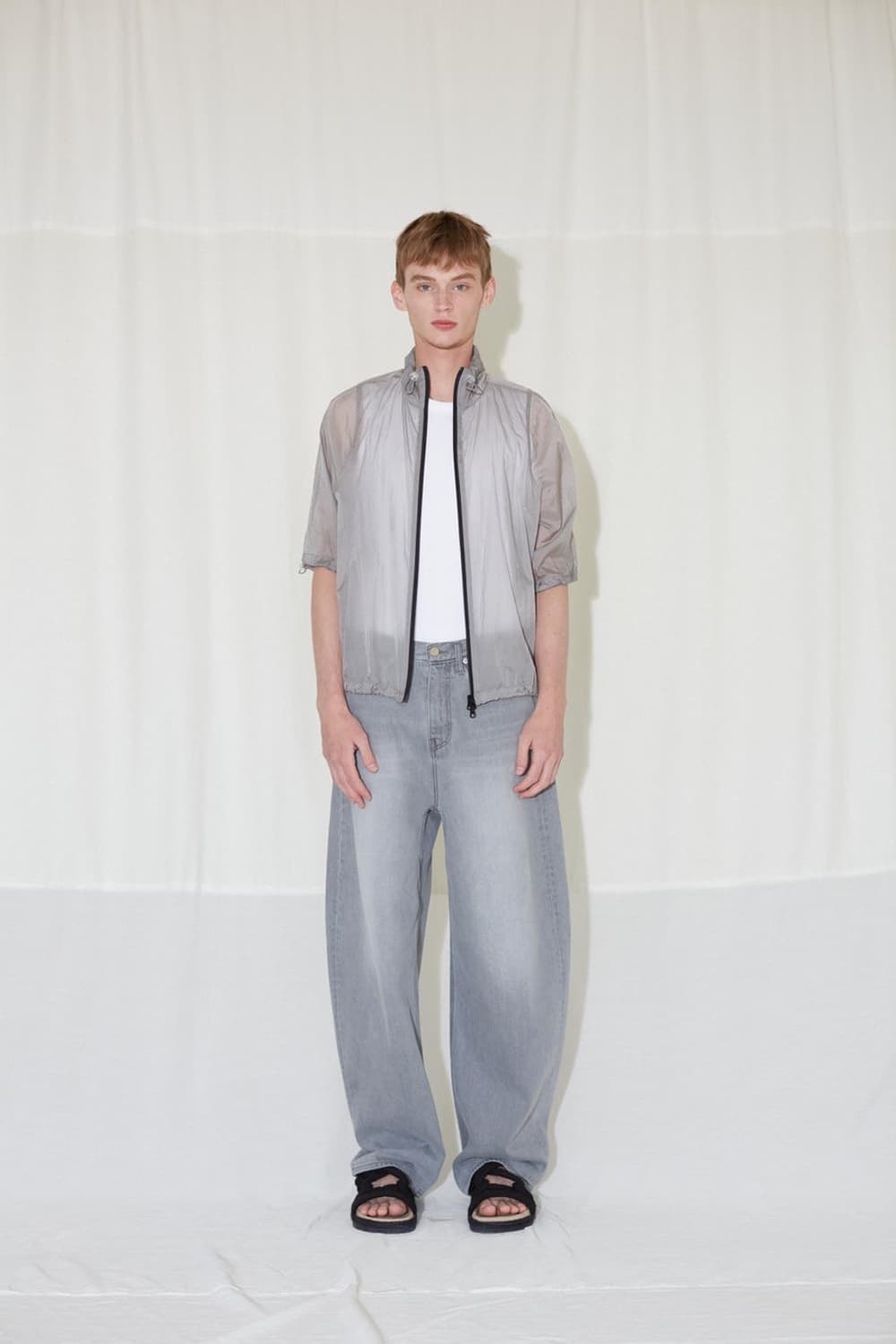 라벨아카이브 시어 하이넥 집업 상품이미지2