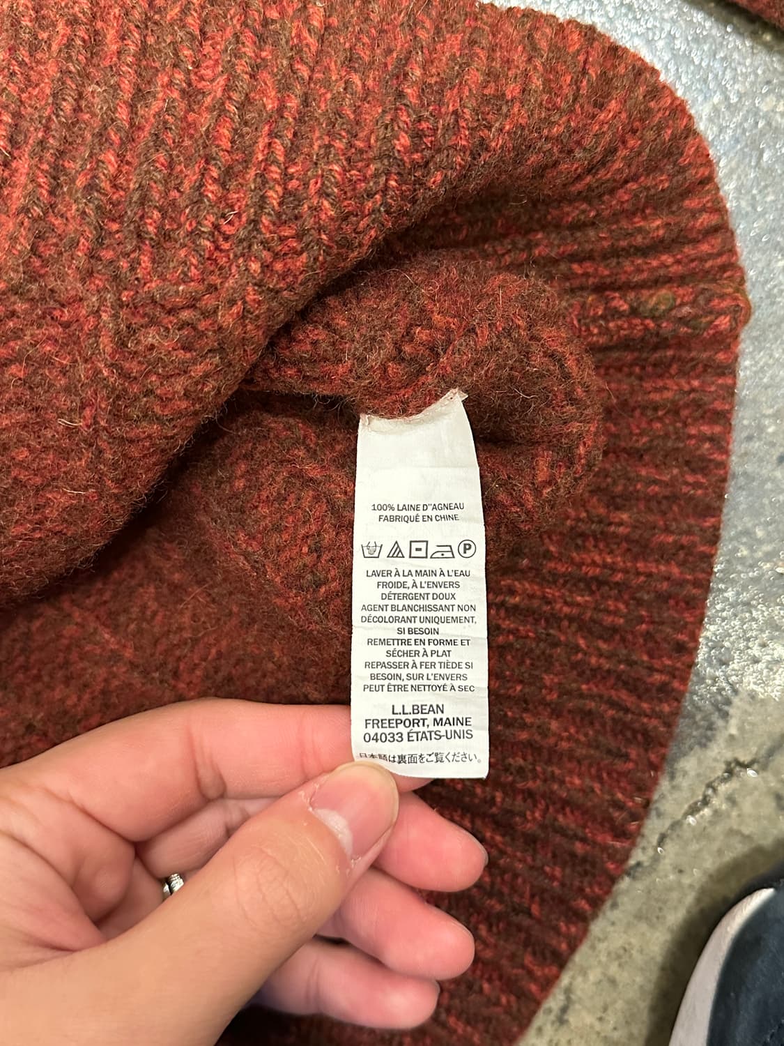 LL Bean 엘엘빈 니트 스웨터  L 상품이미지4