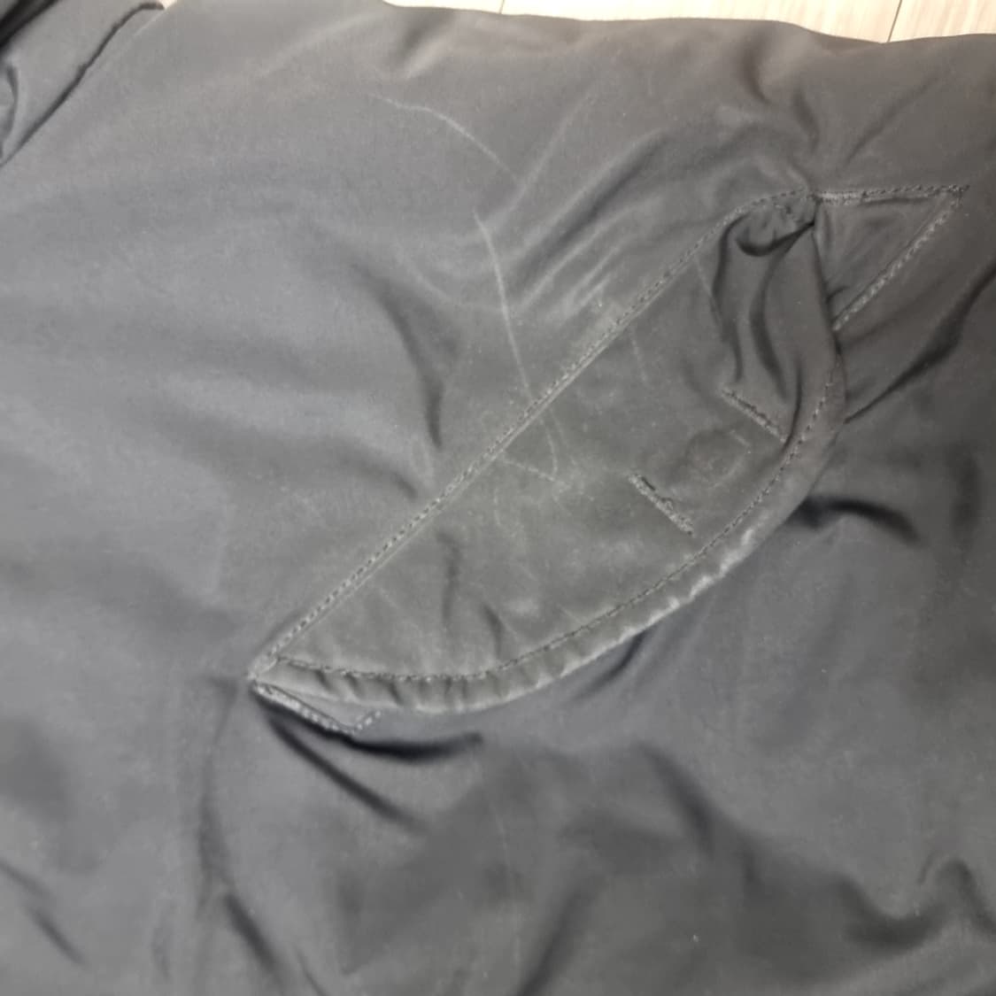 코오롱 볼디스트후드 MA-1 항공 점퍼 블랙(105) 상품이미지5