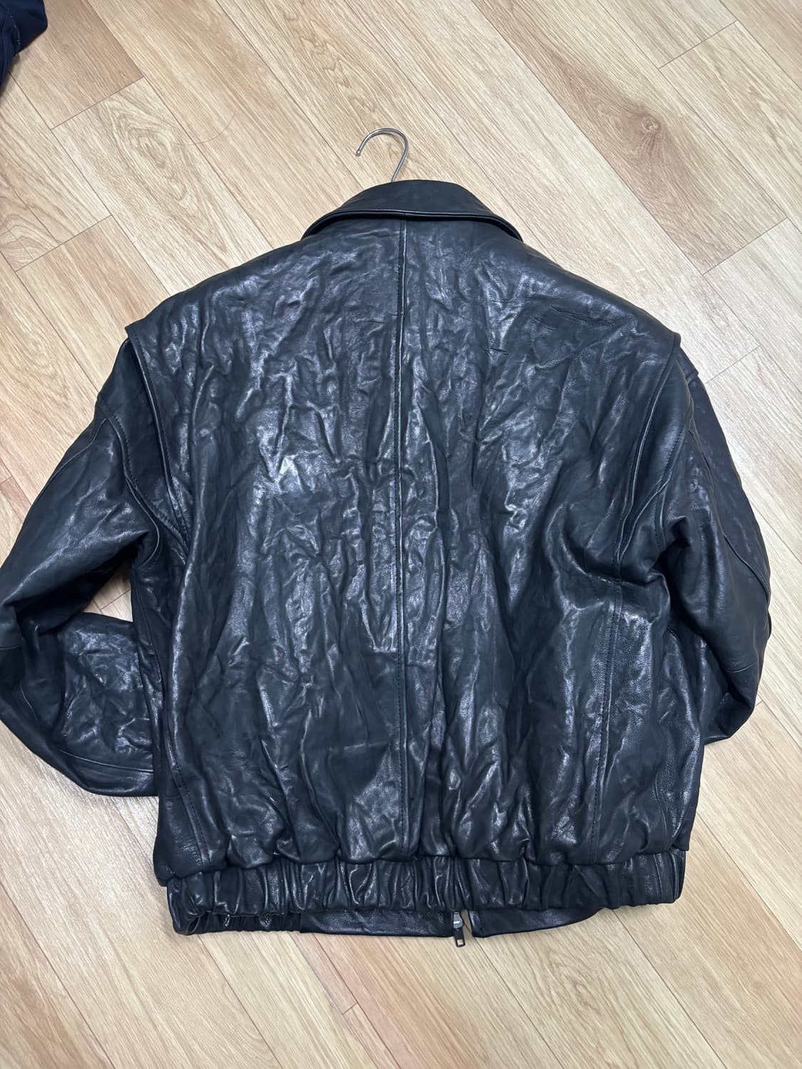 [s]쿠어 램스킨 크리즈 블루종 상품이미지3