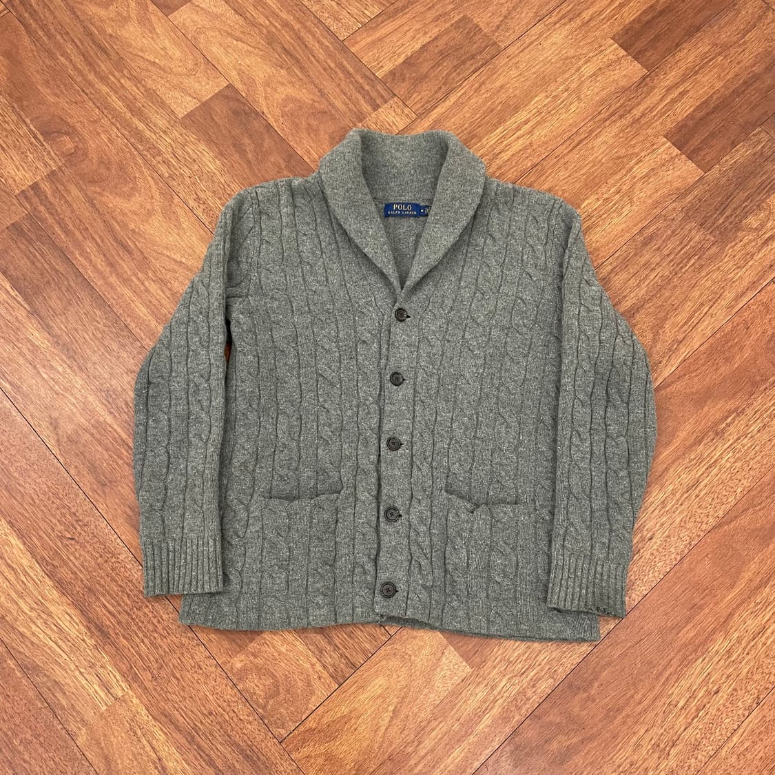 폴로 숄카라 가디건 상품이미지1
