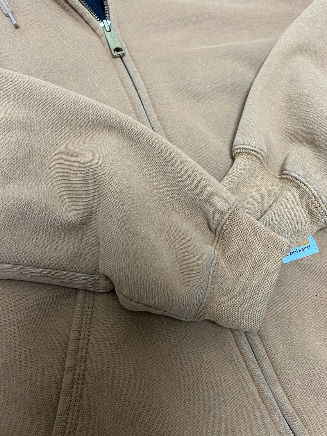 칼하트 브라운 써멀 후드집업 자켓 상품이미지6