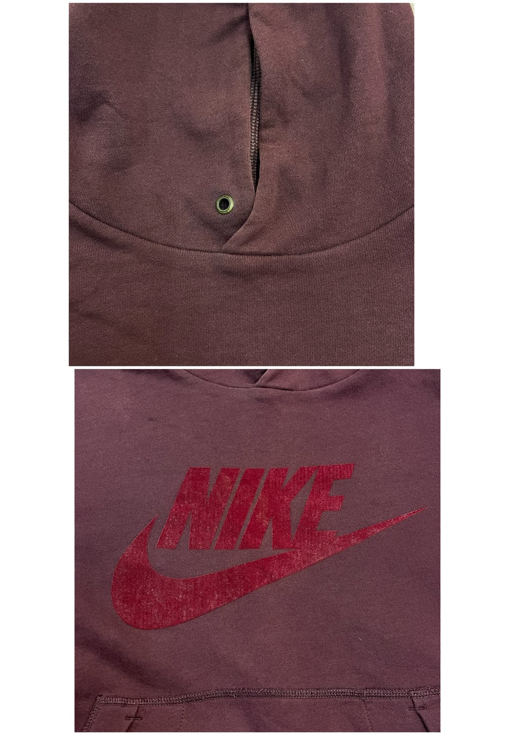 나이키 리버시블 후드티 버건디 95 #csz2435 상품이미지5