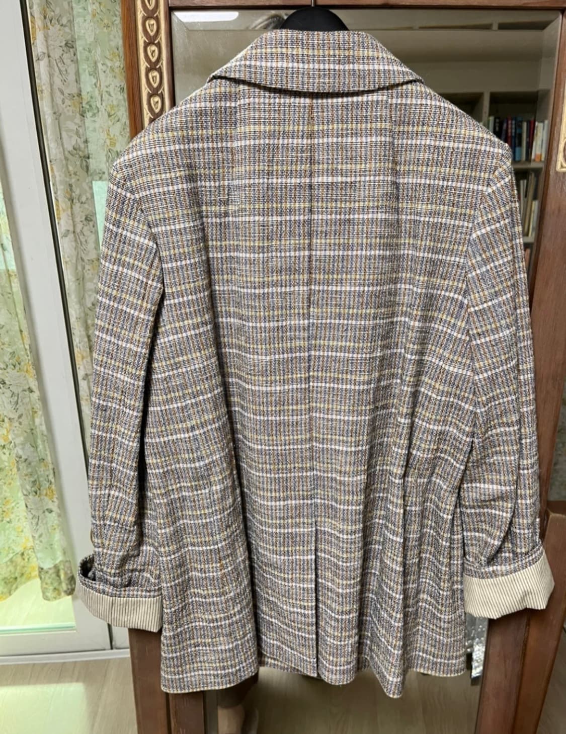 Mine 한섬 마인 썸머 체크 자켓_44사이즈 상품이미지2