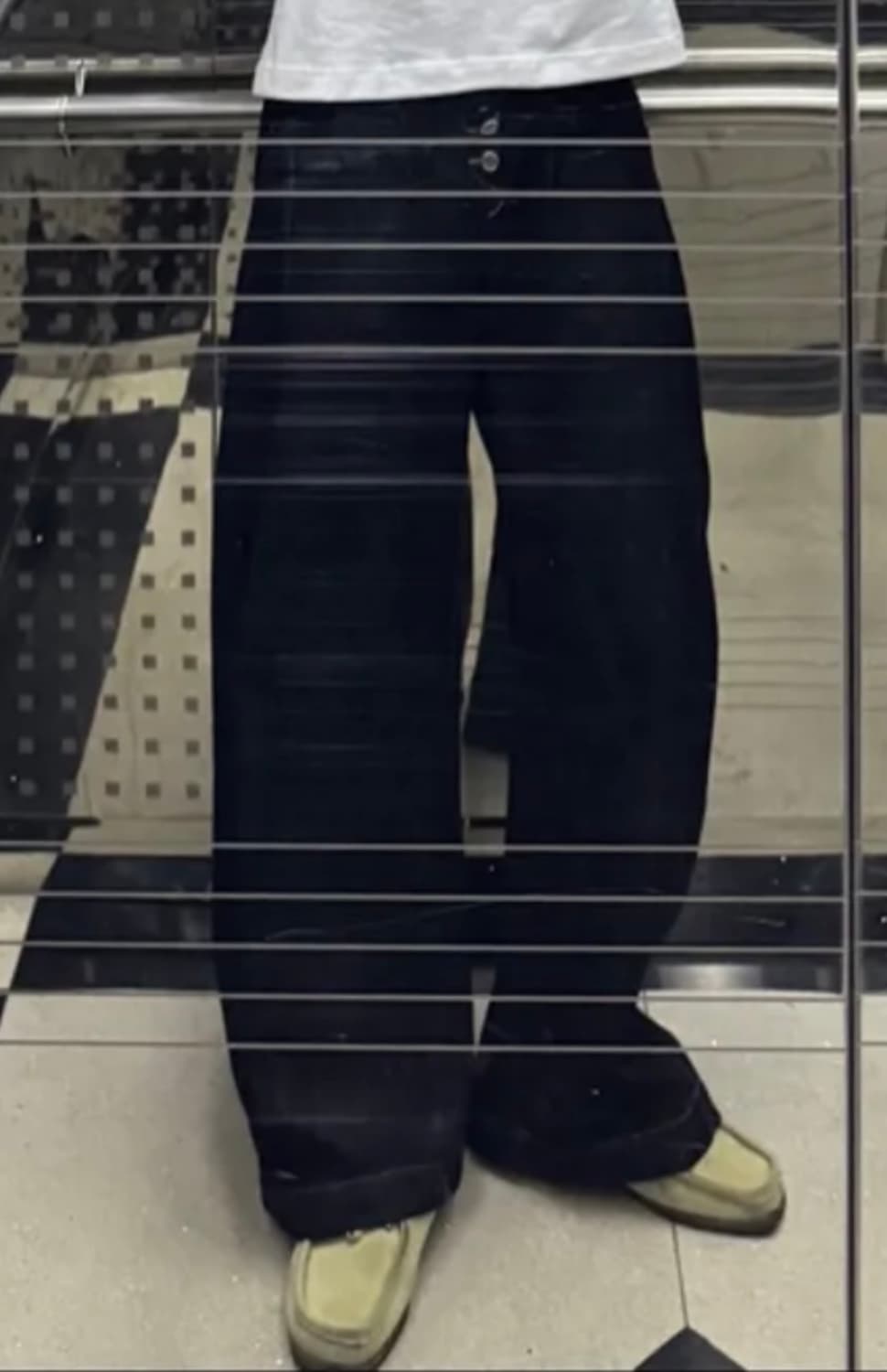 Steepc 버튼 커브드 데님 상품이미지2