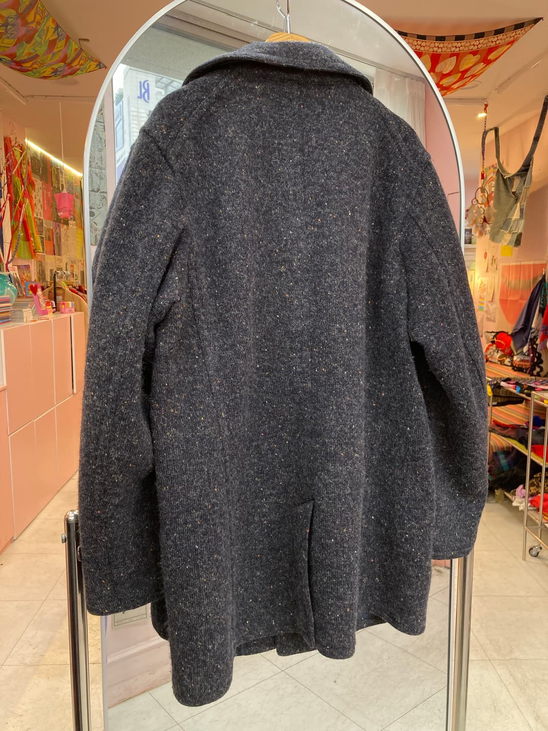 울 빈티지 그레이 자켓 상품이미지5