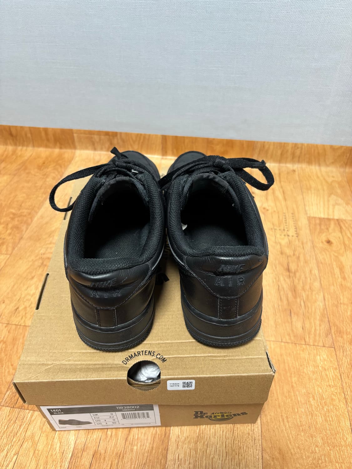 나이키 에어포스1 트리플블랙 275 상품이미지4