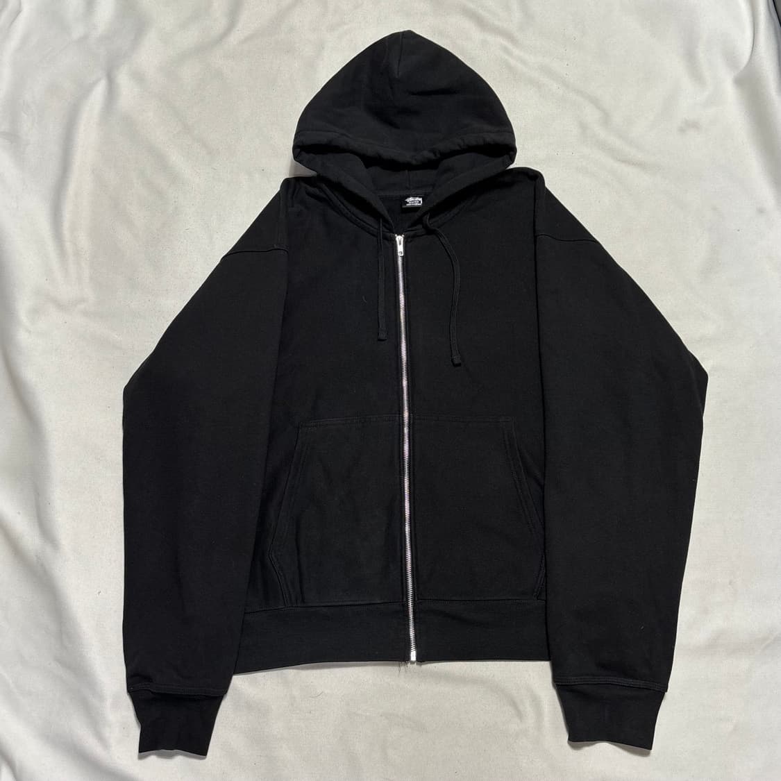 2XL 스투시 비치 루트 블랙 후드 집업 상품이미지2