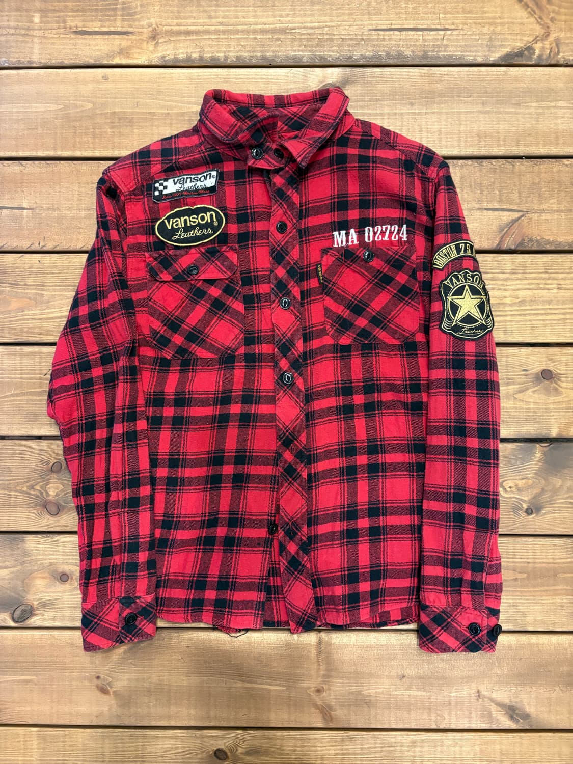 밴슨 패치 셔츠 상품이미지6