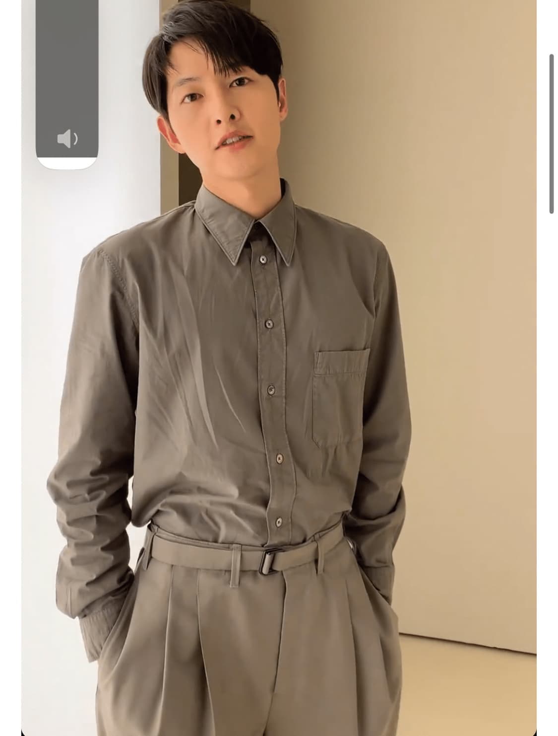 르메르 21SS 애쉬그레이 셋업 3PS 상품이미지2