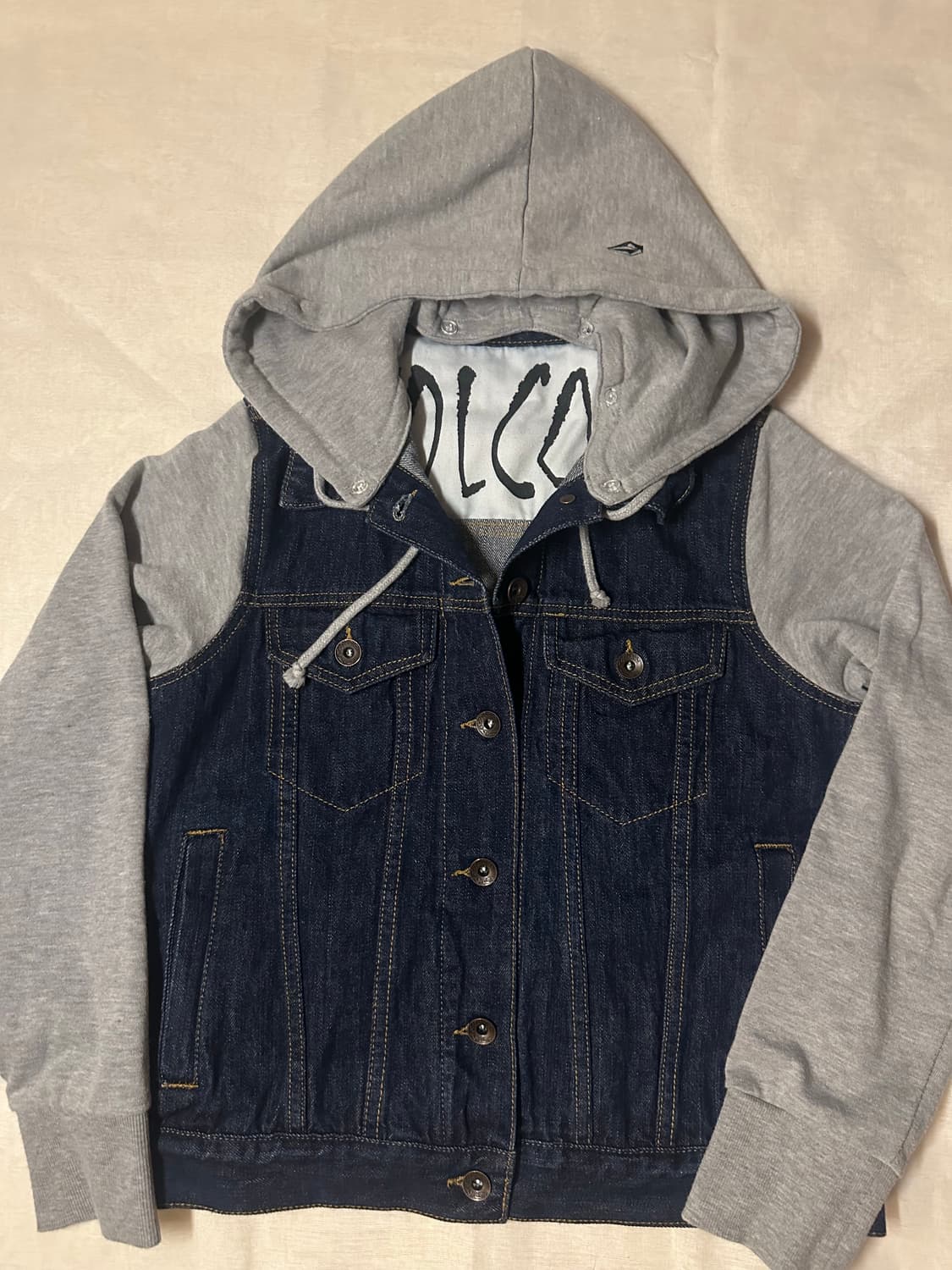 VOLCOM 데님 자켓 후드 상품이미지1