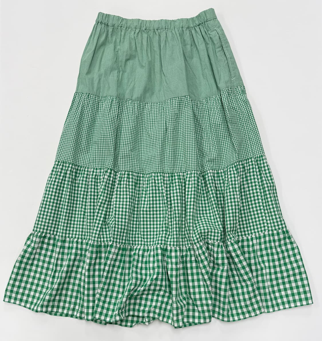 Beams boy multi gingham tiered skirt 상품이미지3