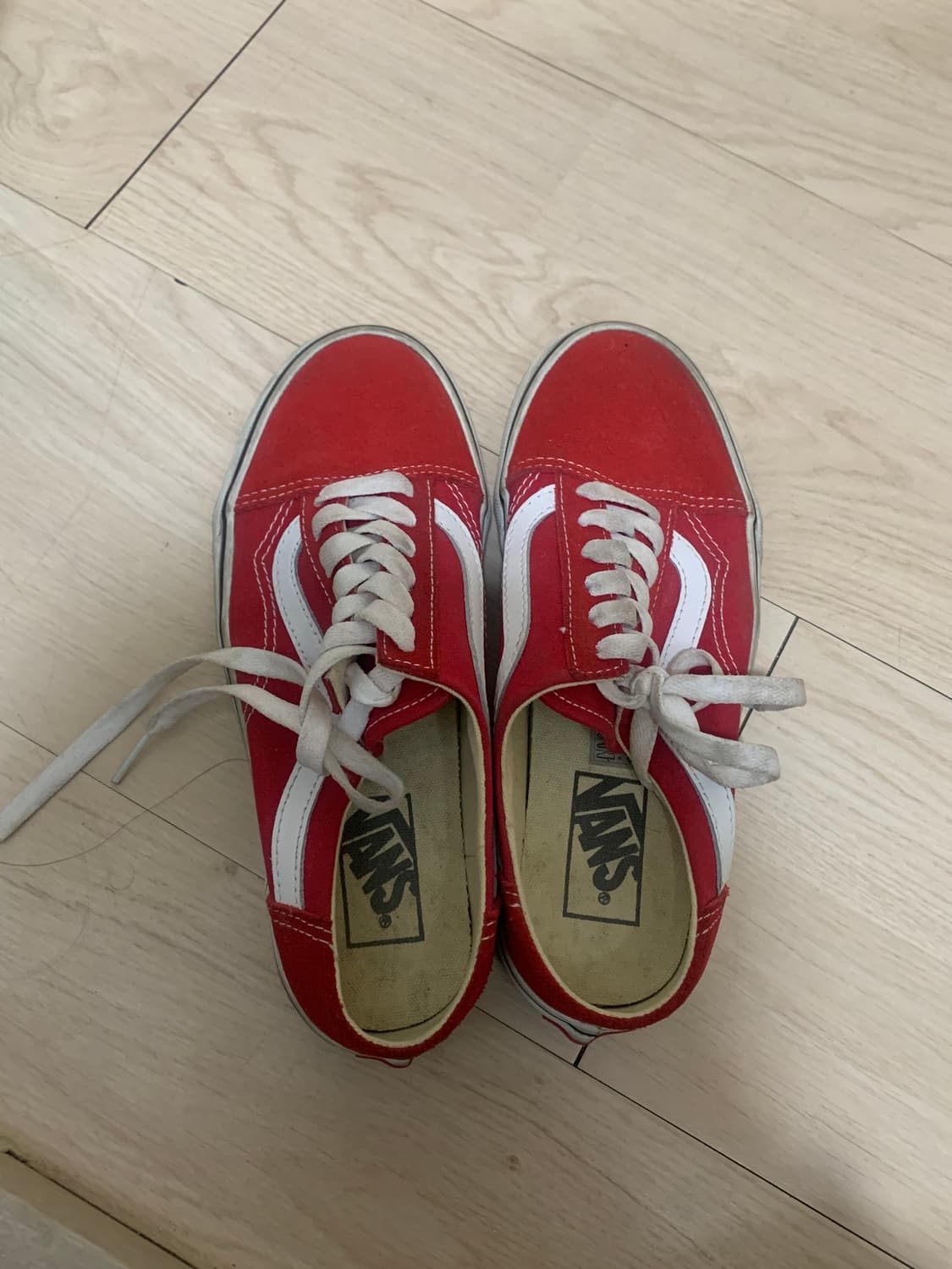 반스 올드스쿨 레드 뮬 스니커즈 235mm 상품이미지1