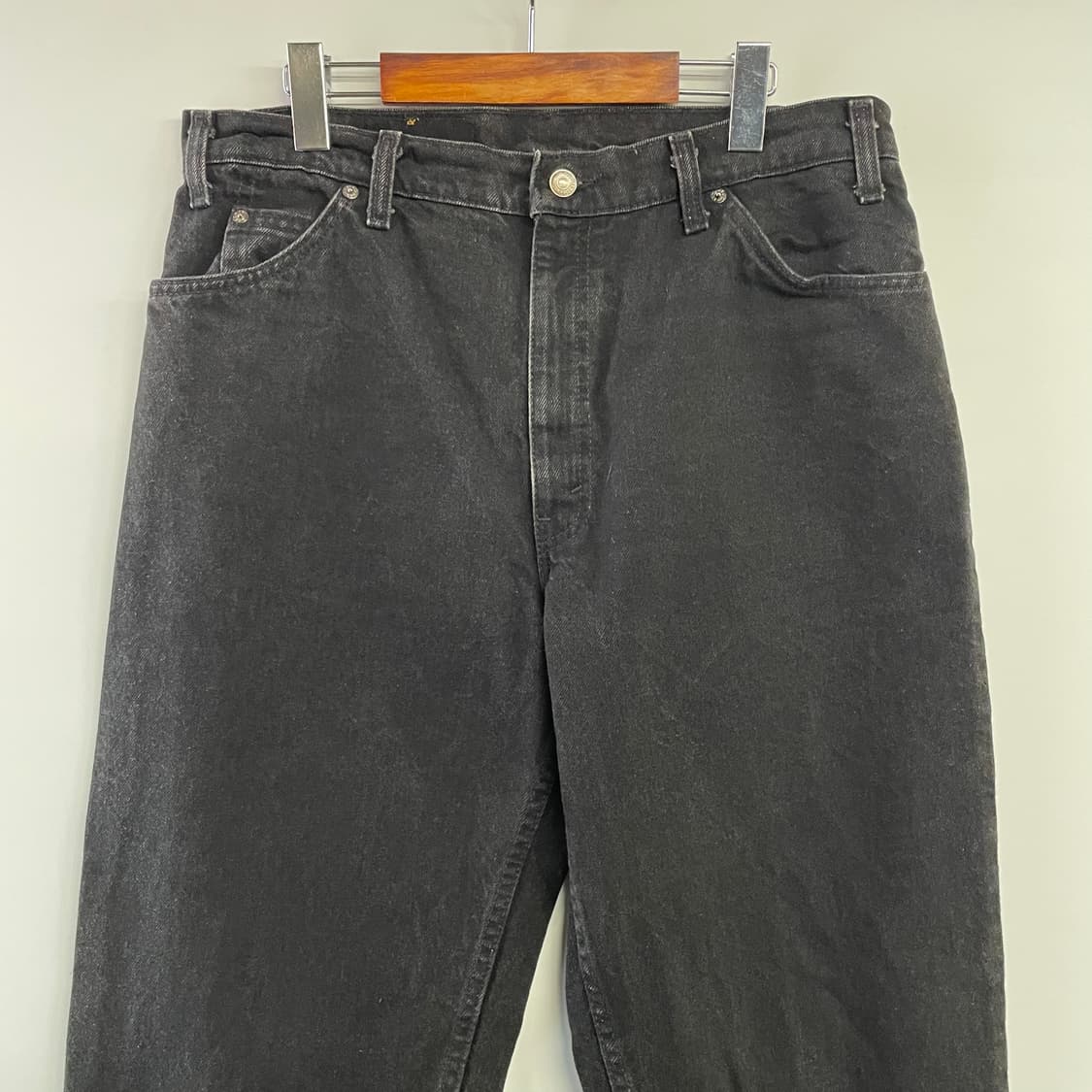 90s 리바이스 550 흑청 데님팬츠 USA 상품이미지2