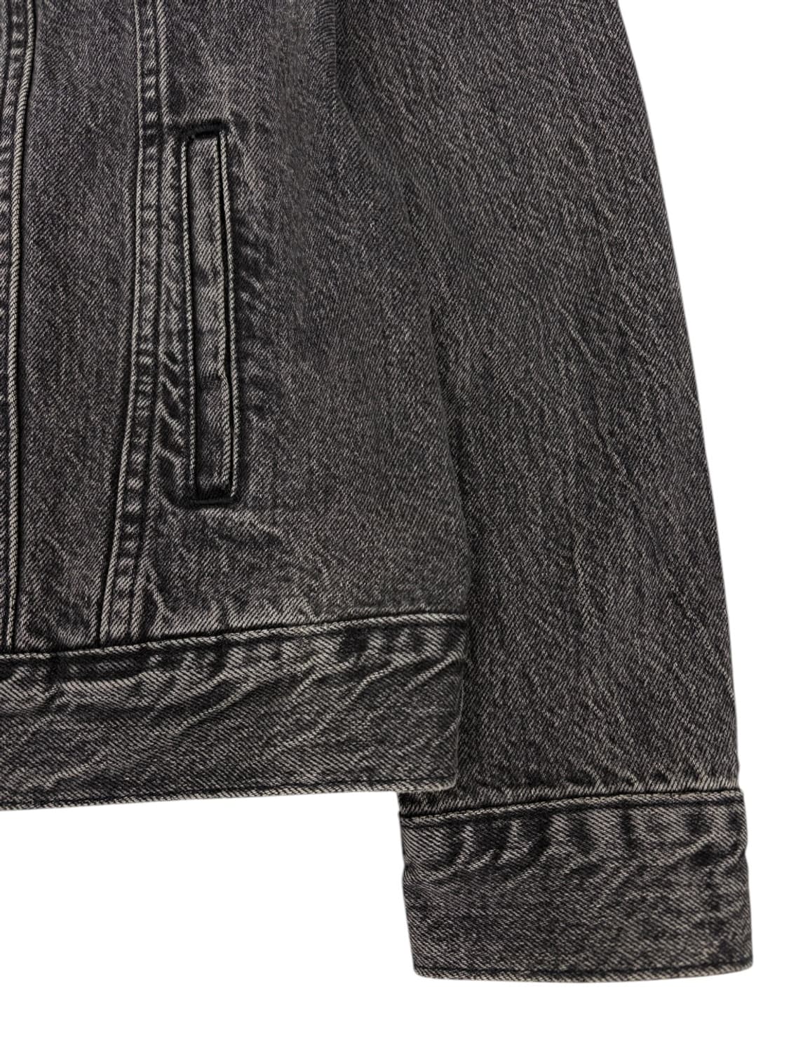 리바이스 흑청 데님 자켓 (여성M) 상품이미지6