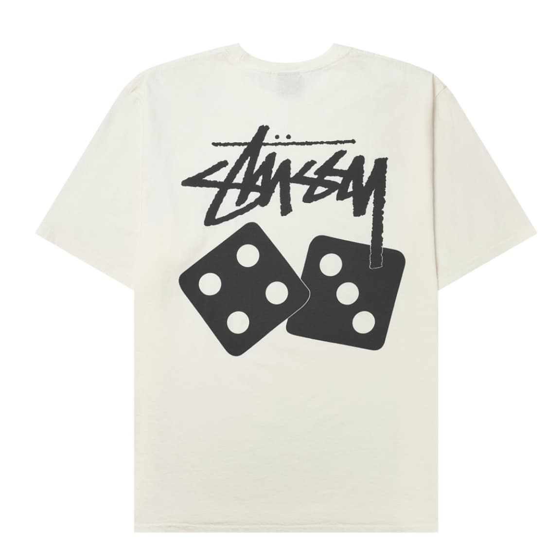 스투시 다이스 피그먼트 다이드 티셔츠 내츄럴 상품이미지1