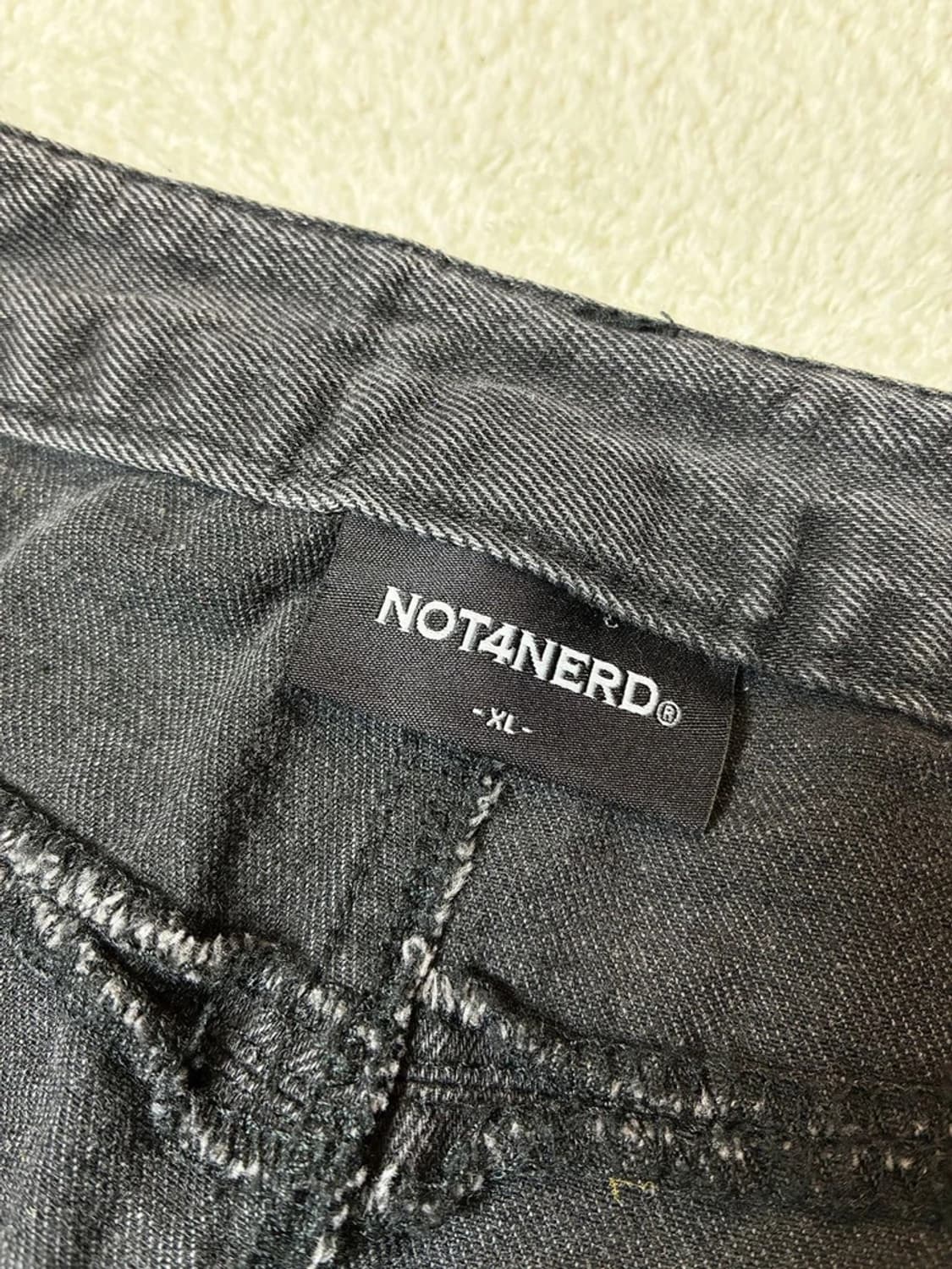 낫포너드 커브드 워싱 스트레이트 데님 팬츠 PN6630 상품이미지7