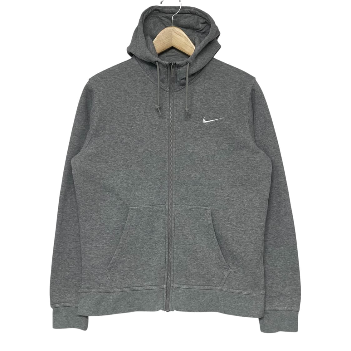 나이키 스우시 미니멀 후드집업 그레이 상품이미지1