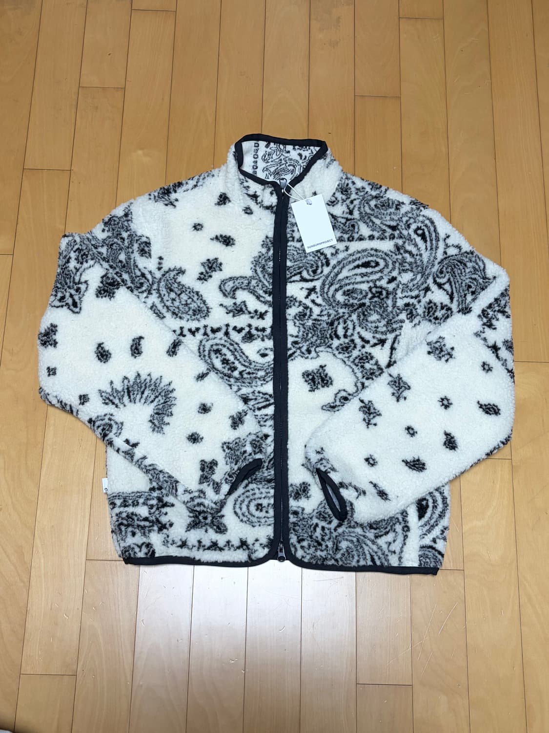 썬번프로젝트 Paisley Fleece Zip-up 플리스 집업 상품이미지6