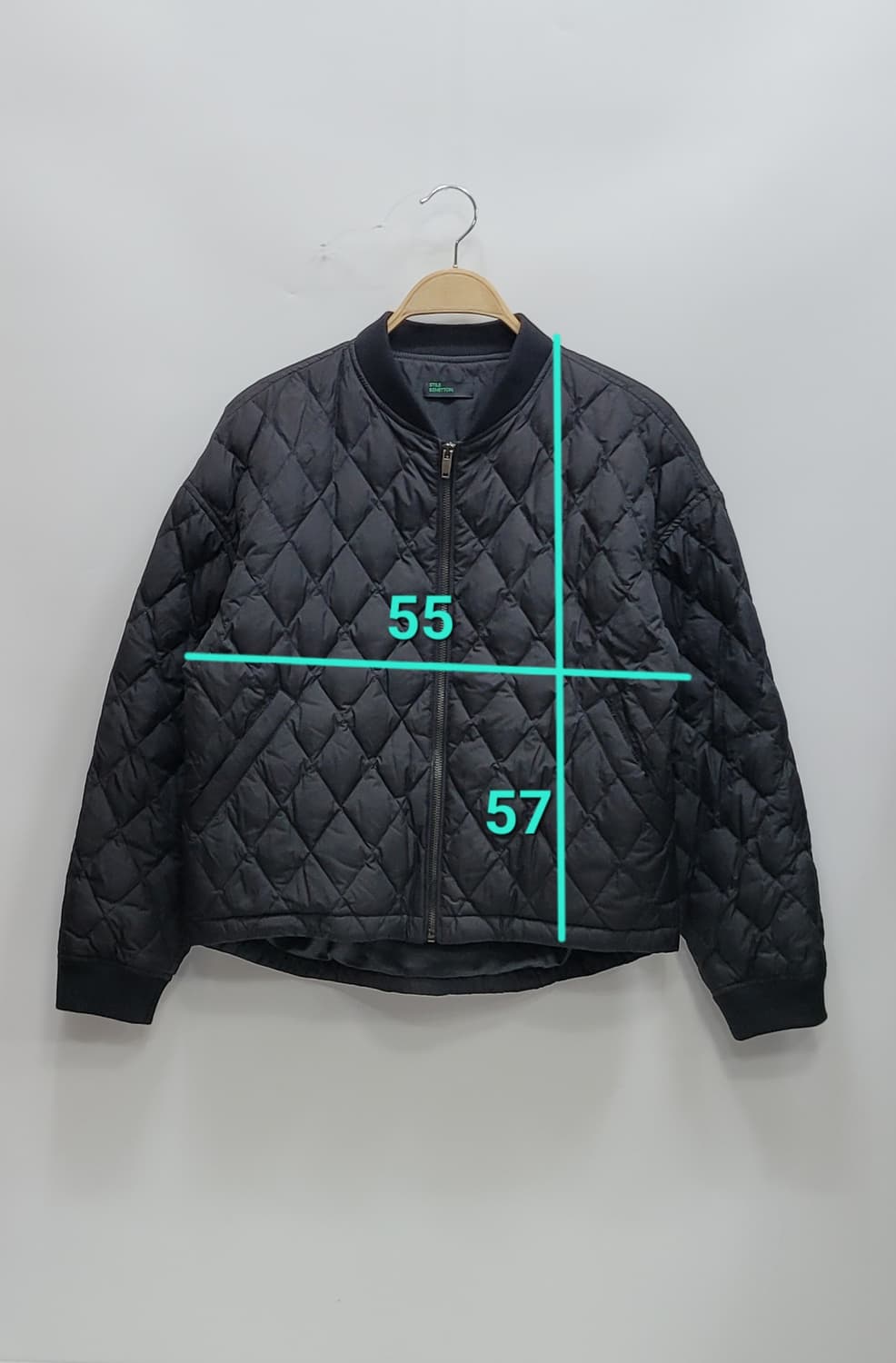 BENETTON 22FW 베네통 덕다운 퀼팅 숏패딩 점퍼 / 여 42  상품이미지10