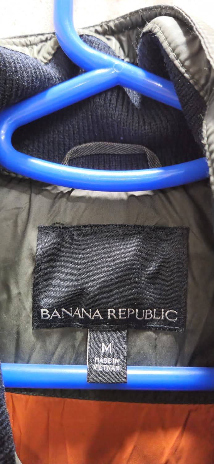 바나나리퍼블릭 카키 패딩 점퍼 M(100) 상품이미지7