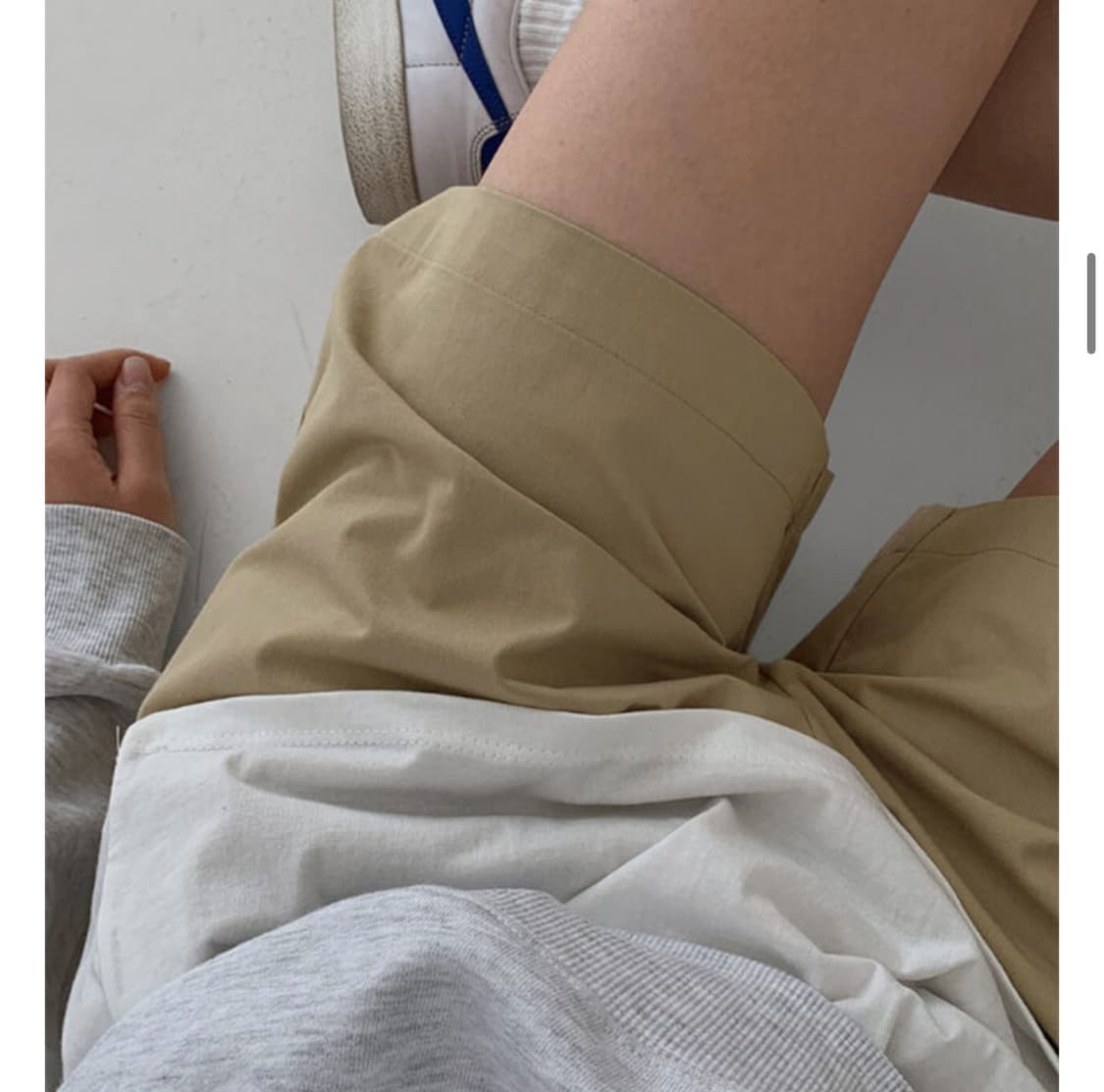라룸 걸스쇼츠 반바지 베이지 상품이미지2