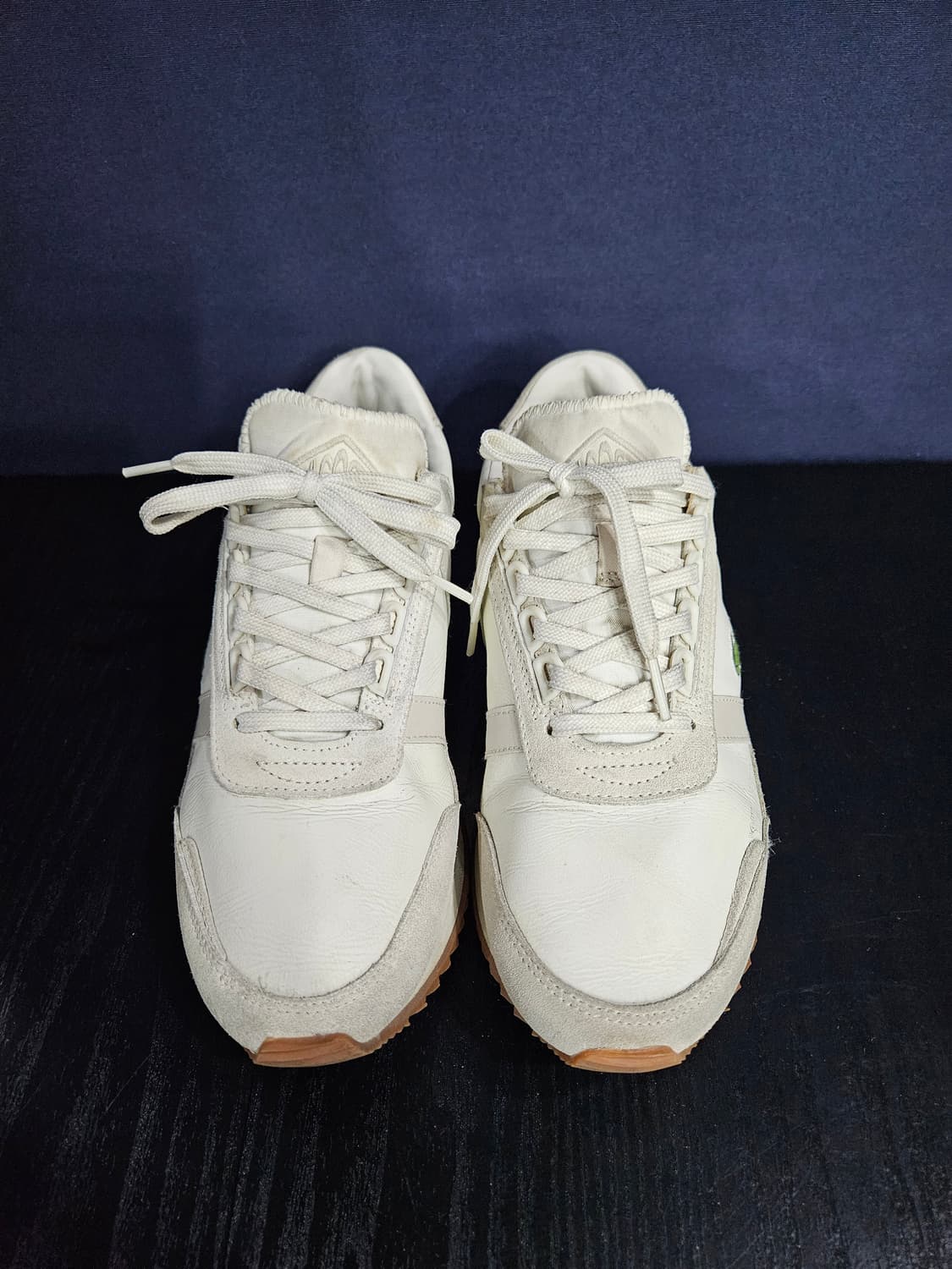 라코스테 아이보리컬러 남성 260 스니커즈  상품이미지1