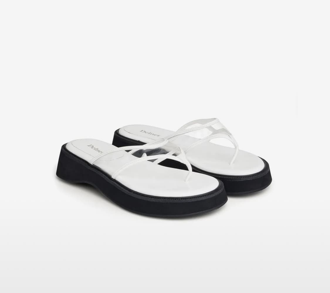 다이닛 Flip Flop in White 상품이미지2