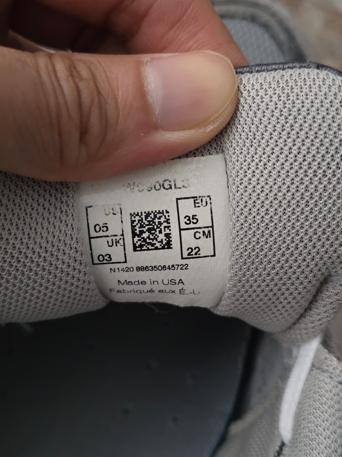 (220)뉴발란스 990 v3 그레이 상품이미지9