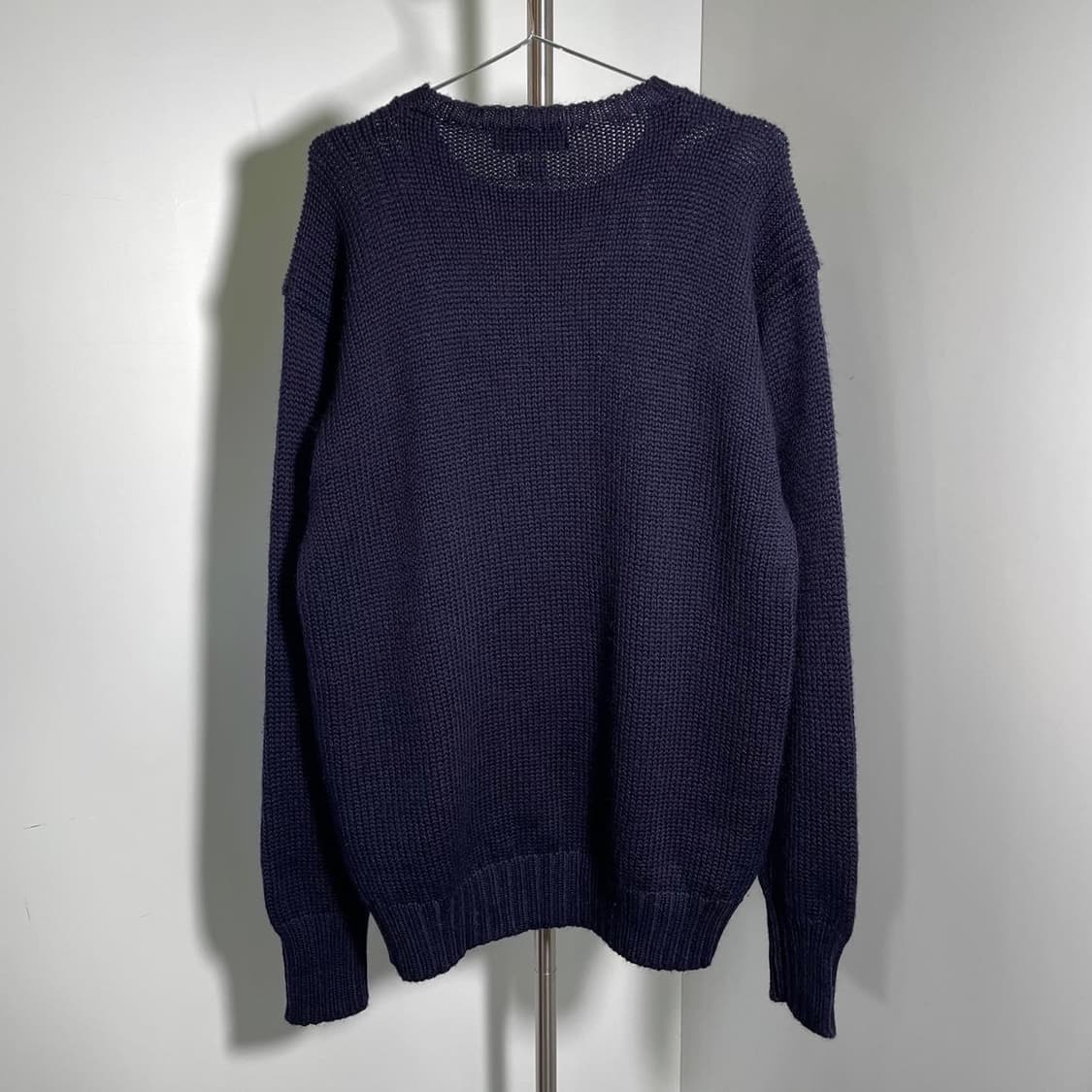 폴로 포니로고 100% 헤비 울 라운드 니트 상품이미지2