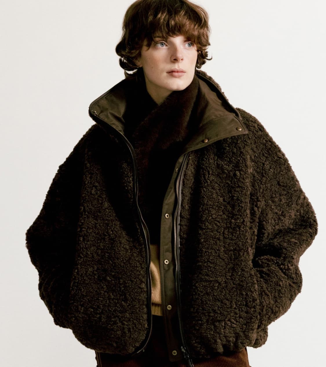 Pooh reversible jumper (Dark brown) 상품이미지2