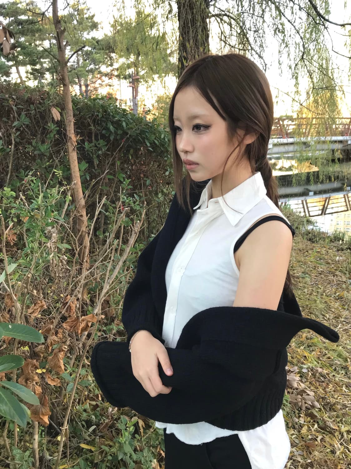 Y’s by 요지 야마모토 빅 후드 울 볼레로 자켓 상품이미지8