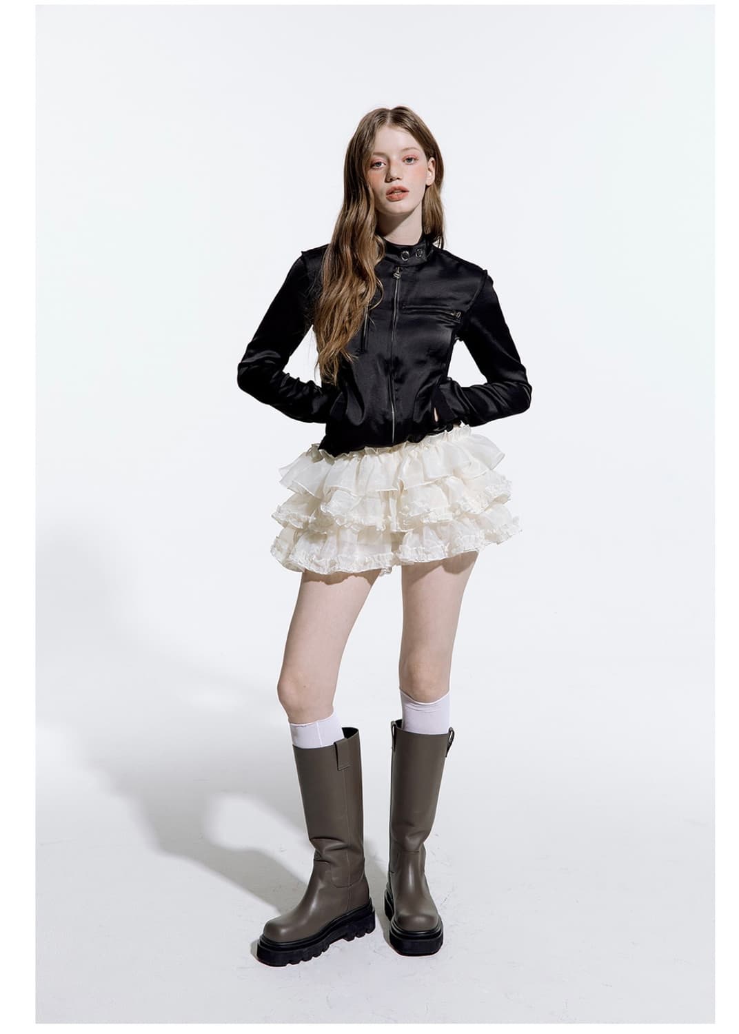 프릴 팬츠스커트 상품이미지1