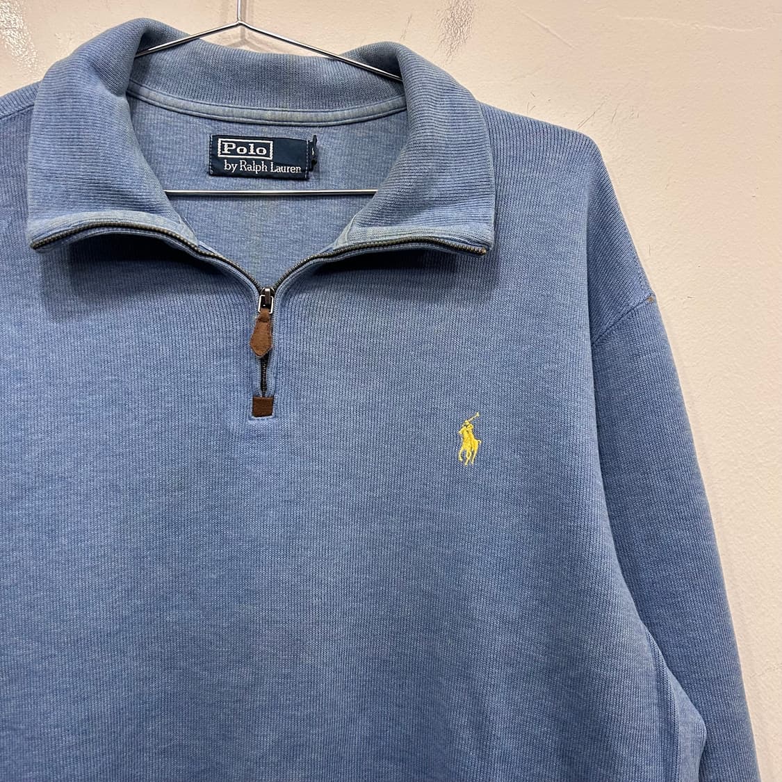 폴로 랄프로렌 스몰포니 니트 코튼 반집업 상품이미지1