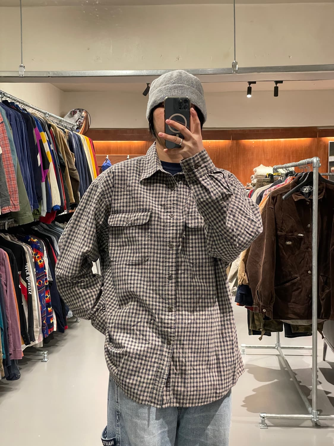 GAP 체크 셔츠   상품이미지1