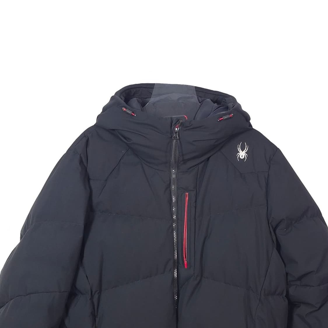스파이더 롱 다운 자켓 블랙 M 상품이미지3