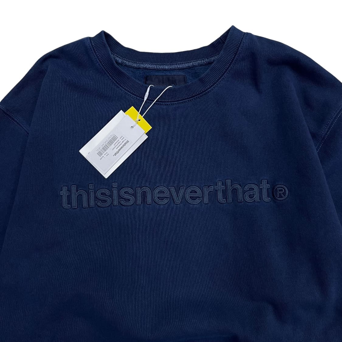 디스이즈네버댓 네이비 맨투맨 L 상품이미지4