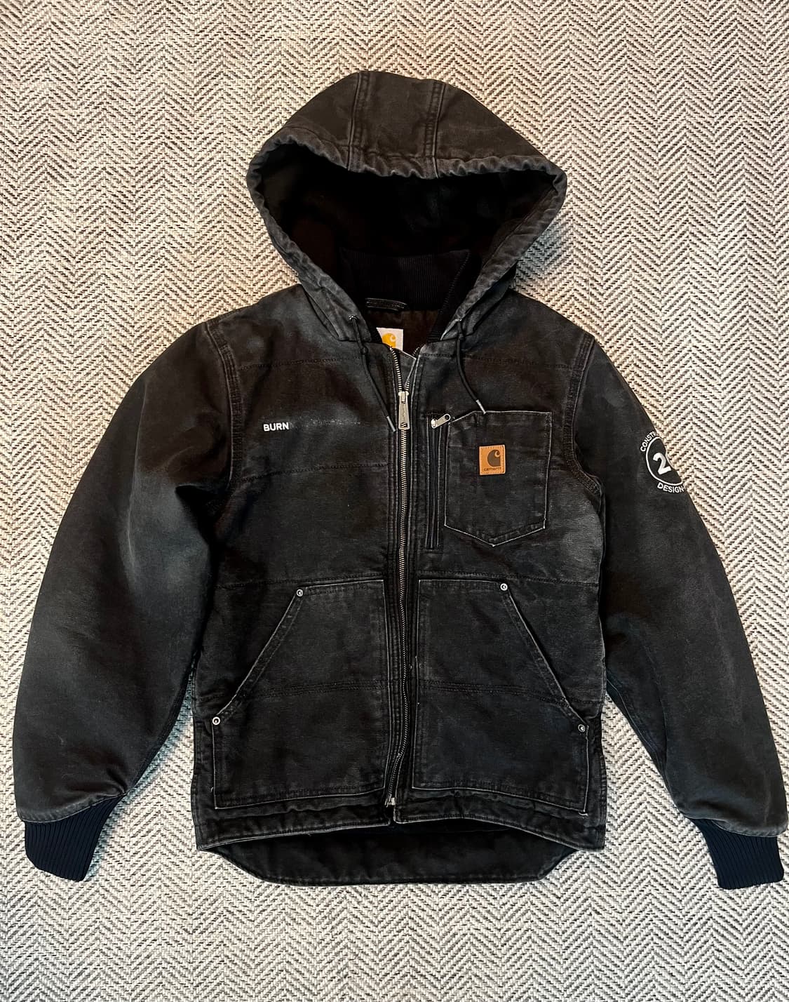 칼하트 샌드스톤 채프먼 자켓 블랙 (S) 상품이미지2