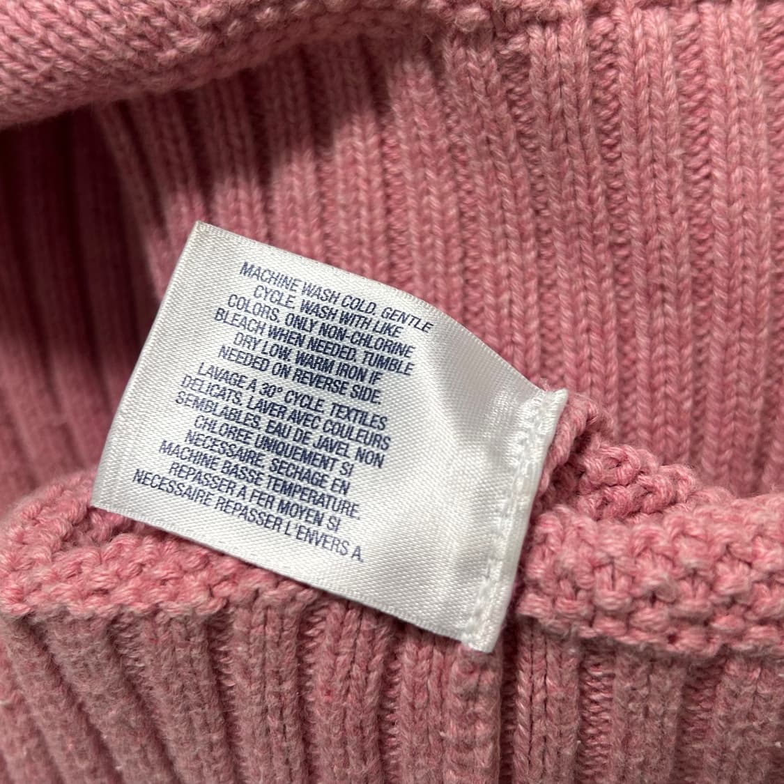 폴로 랄프로렌 브이넥 니트 가디건 핑크 상품이미지9