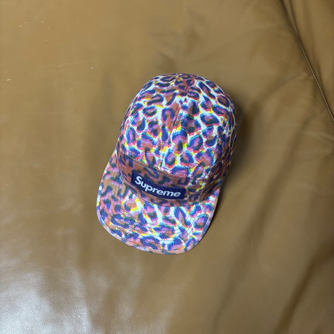 슈프림 캠프캡 모자 박스로고 레오파드 상품이미지5