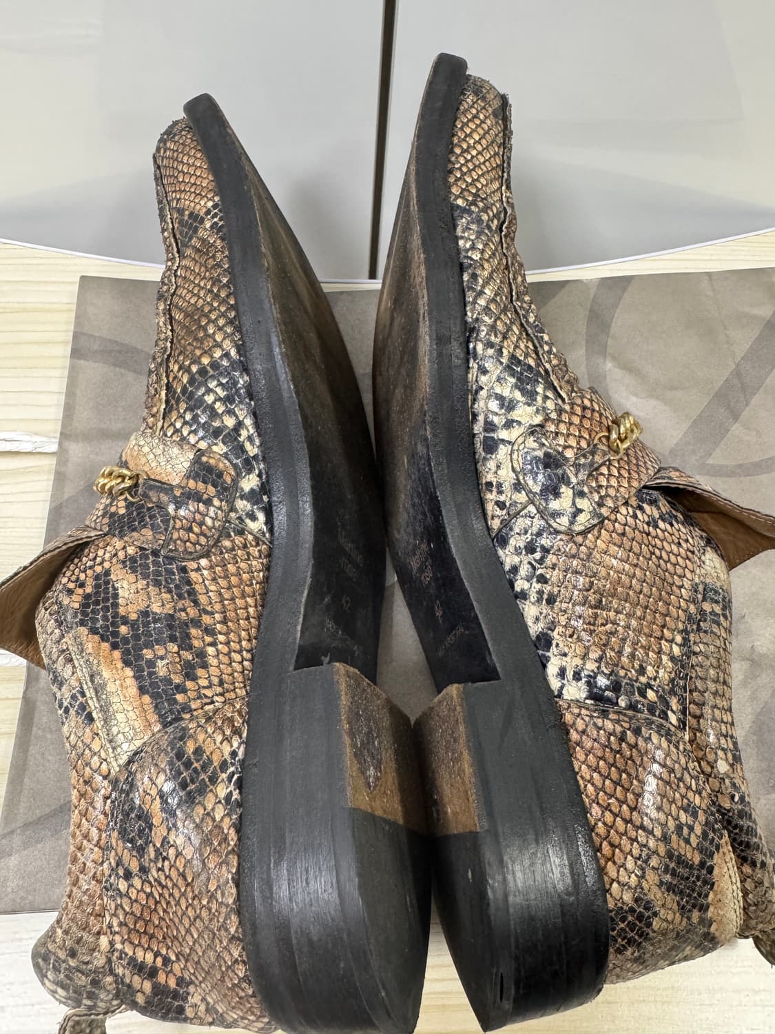 마틴로즈 파이톤 로퍼 42 사이즈 상품이미지3